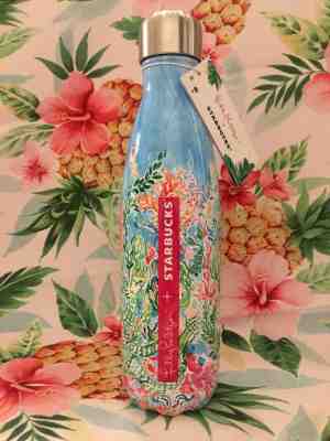 Starbuck's Lily Pulitzer S'Well Water Bottle "Mermaid Siren's Calling" SOLD OUT! - Sold on eBay Jun, 13th 2019 for $49.95