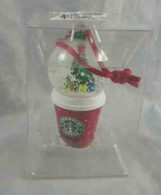 2007 Starbucks Christmas Tree Snow Globe To Go Red Cup Ornament - Sold on eBay Jun, 13th 2019 for $22.95