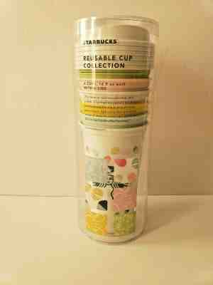 New Set of 6 Starbucks Reusable Spring Cups Easter Travel Lids Pastel Cups - Sold on eBay Jun, 13th 2019 for $27.99