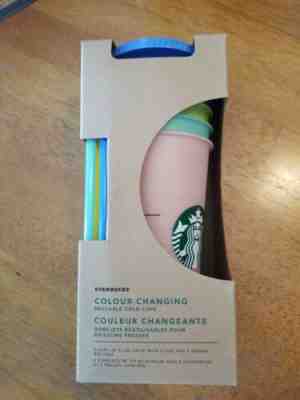 NEW Starbucks Color Changing Reusable Cold Cup Collection Pack *RARE*  Set of 4 - Sold on eBay Jun, 13th 2019 for $60.00