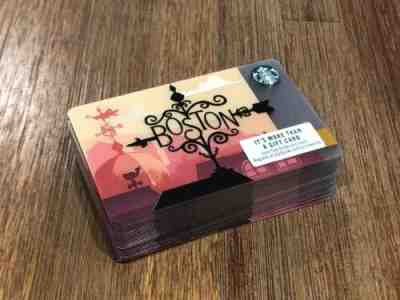 Starbucks (25x) Reusable Collectable Gift Card - BOSTON City Gift Card - Sold on eBay Jun, 13th 2019 for $18.95