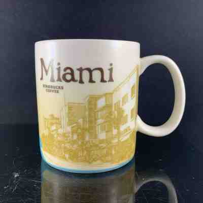 2011 STARBUCKS MIAMI GLOBAL ICON SERIES COLLECTORS EDITION COFFEE MUG CUP RARE - Sold on eBay Jun, 13th 2019 for $27.95