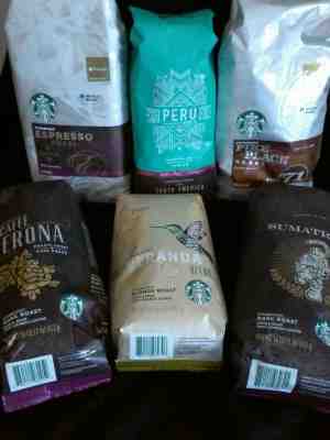 Starbucks 6 1/2 lbs Whole Bean Coffee Specialty Fresh new sealed bags Free ship - Sold on eBay Jun, 12th 2019 for $38.00