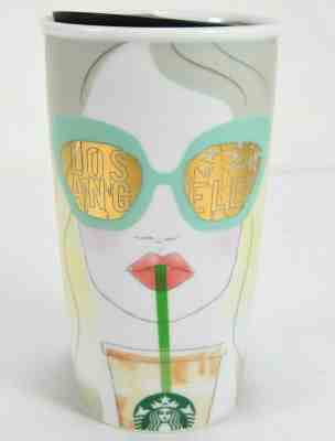 New With Tag Starbucks Los Angeles LA Sunglasses Ceramic Tumbler 12oz California - Sold on eBay Jun, 12th 2019 for $29.99