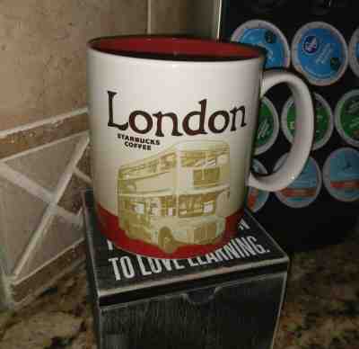 MINT Starbucks London Icon Coffee Mug Buckingham Palace Routemaster Bus 2016 - Sold on eBay Jun, 12th 2019 for $34.77