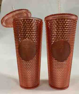 Starbucks VENTI Tumbler SUMMER 2019 IRIDESCENT JEWELED 24oz Rose Gold Pink NEW - Sold on eBay Jun, 12th 2019 for $29.00