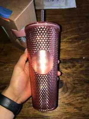 Starbucks Pink Rainbow Iridescent Hologram Holographic Tumbler Cold Cup 24OZ - Sold on eBay Jun, 12th 2019 for $42.00