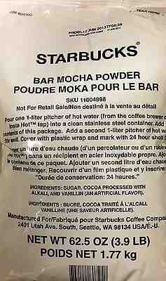 Starbucks Bar Mocha Powder!! - Sold on eBay Jun, 12th 2019 for $54.95