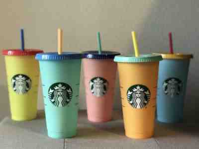 Starbucks Color Changing Cups Limited Edition/ 1 Red Cup With Red Lid - Sold on eBay Jun, 12th 2019 for $26.99