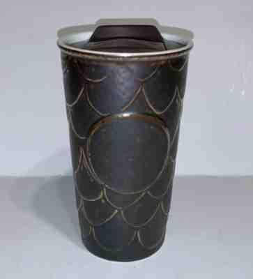 Starbucks Coffee 2016 Mermaid Siren Scales Tumbler Traveler with Lid NEW - Sold on eBay Jun, 12th 2019 for $30.00