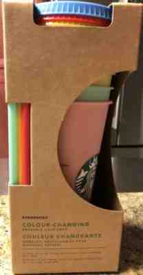 Starbucks Reusable Color Changing Cold Cups 1 Pack (Total of 5 Cups) NEW - Sold on eBay Jun, 12th 2019 for $70.00
