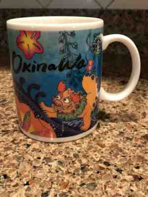Starbucks Japan OKINAWA Shisa Lion Flower Design 2014 OLD LOGO Mug Made in Japan - Sold on eBay Jun, 12th 2019 for $25.00