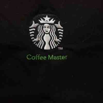 STARBUCKS COFFEE MASTER rare collectible black apron authentic embroidered - Sold on eBay Jun, 12th 2019 for $25.00
