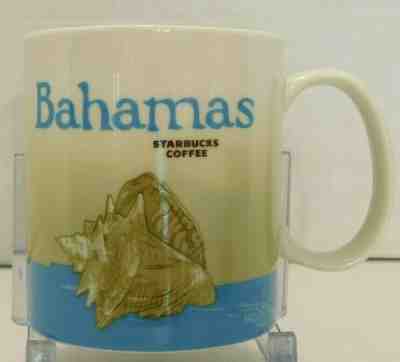 STARBUCKS 2017 Global Icon Bahamas Mug Ivory Blue Seashell New In The Box  - Sold on eBay Jun, 12th 2019 for $24.99