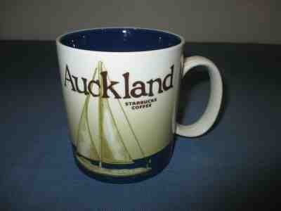 STARBUCKS  AUCKLAND 2013 COLLECTORS COFFEE MUG 16oz, MINT! NEW WITH TAG - no box - Sold on eBay Jun, 12th 2019 for $24.00