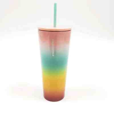 Starbucks Ombré Festival pride rainbow Stainless Steel Tumbler New 2019 24oz - Sold on eBay Jun, 12th 2019 for $39.99