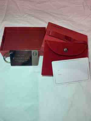 Starbucks 2014 Sterling Silver Keychain Gift Card Ltd Edition w/ $0 Balance NEW  - Sold on eBay Jun, 12th 2019 for $81.00