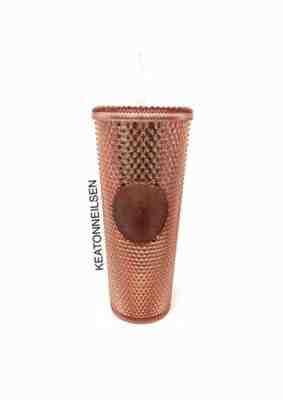 NEW Starbucks Venti Tumbler Summer 2019 IRIDESCENT JEWELED 24oz Rose Gold Pink - Sold on eBay Jun, 12th 2019 for $28.95