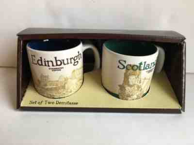 Starbucks Scotland Edinburgh 3 oz. Demitasse Cups Expresso Global Icon Mug Set  - Sold on eBay Jun, 12th 2019 for $44.99