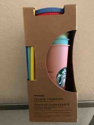 Starbucks colour-changing reusable cold cups - Sold on eBay Jun, 12th 2019 for $69.00