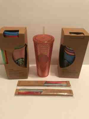 Starbucks Bundle Pack COLOR CHANGING Cold Cup(5)+hot Cups(6) Tumbler (2)Straws  - Sold on eBay Jun, 12th 2019 for $138.88