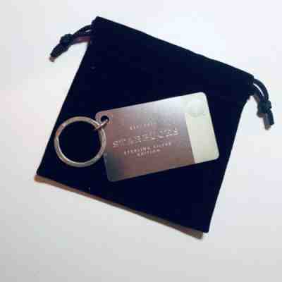 2014 Limited Edition Starbucks 925 Sterling Silver Gift Card Keychain $2 Balance - Sold on eBay Jun, 12th 2019 for $60.00