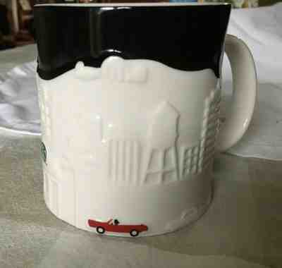 Starbucks Los Angeles Mug Cup Limited Edition Collector Series Skyline Relief - Sold on eBay Jun, 11th 2019 for $19.95