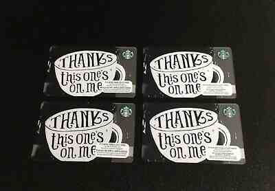  CANADA STARBUCKS #6133, #6153, #6110 & #6148 GIFT CARD - LOT OF  4 PCS.- NEW  - Sold on eBay Jun, 11th 2019 for $17.99