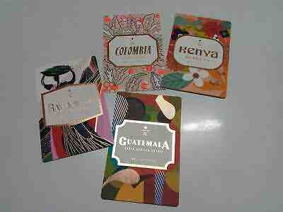 Starbucks Taster Reserve Card Coffee Colombia cerro Guatemala Kenya Rwanda  New - Sold on eBay Jun, 11th 2019 for $16.00