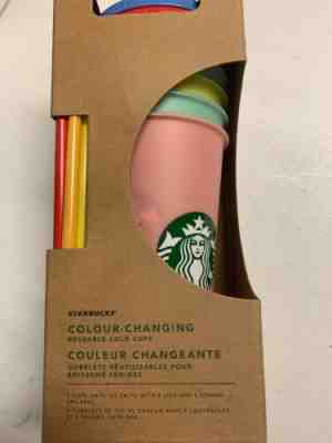 Starbucks Colour Changing Reusable Cold Cups - Sold on eBay Jun, 11th 2019 for $60.00