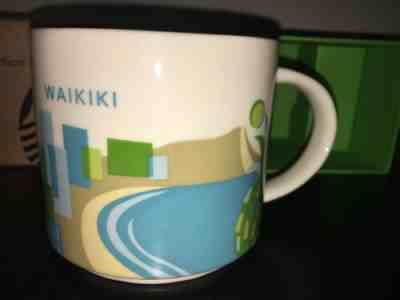 Starbucks 14 oz. Waikiki You Are Here (YAH) 2013 Coffee Mug (NWT)  - Sold on eBay Jun, 11th 2019 for $25.00