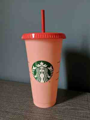 Starbucks Color Changing Cold Cups Single Cup - Rose to Coral Red - Sold on eBay Jun, 11th 2019 for $19.00