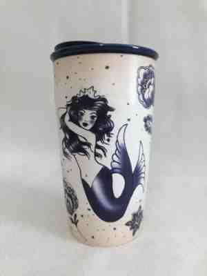 Rare Starbucks Tattoo Tumbler Mermaid Travel Mug 12 fl oz 2016 - Sold on eBay Jun, 11th 2019 for $40.00