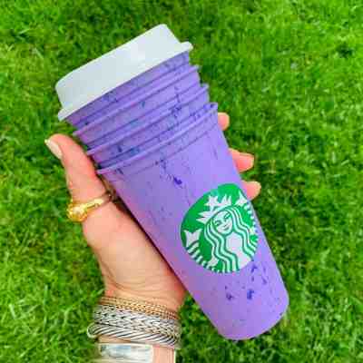 Starbucks Color Marble Hot Cups 4pc Berry Purple Set NEW Summer 2019 - Sold on eBay Jun, 11th 2019 for $29.50