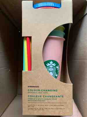 Starbucks COLOR CHANGING cups - 5 pack - ALL CUPS - UNOPENED - RARE - Sold on eBay Jun, 11th 2019 for $59.00