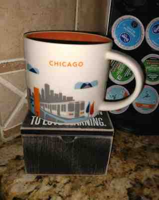 NEW Starbucks YOU ARE HERE Collection Coffee Mug YAH - Chicago - FREE SHIPPING - Sold on eBay Jun, 11th 2019 for $22.22