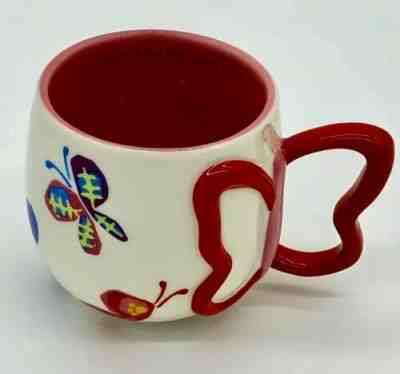 2007 Starbucks BUTTERFLY Coffee Cup Mug w/ Butterfly Handle 10 fl oz. - Sold on eBay Jun, 11th 2019 for $18.00