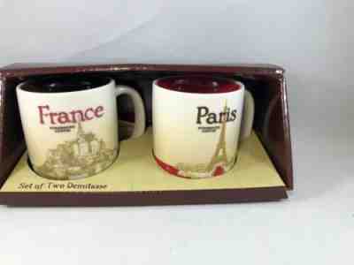Starbucks Paris and France Demi Espresso Cups Set Of Two Demitasse 3 oz NEW - Sold on eBay Jun, 11th 2019 for $27.95