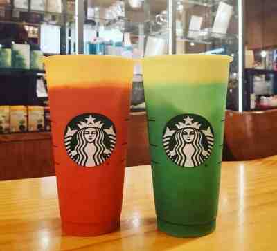STARBUCKS Color-Changing ReUsable Cold Cups 5 Cups (24 fl oz each) In A Pack - Sold on eBay Jun, 11th 2019 for $77.00