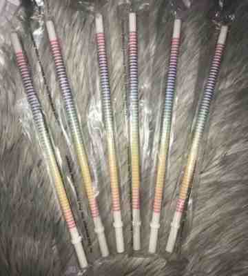 Starbucks Rainbow Stripe Cold Cup Reusable Straws Lot Of 6 Brand New Pride - Sold on eBay Jun, 11th 2019 for $17.99