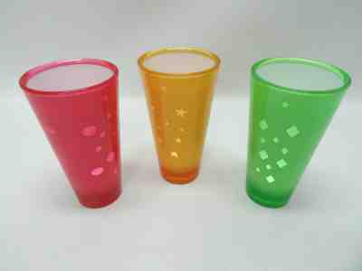 STARBUCKS LOT OF 2 RARE 2003 20oz. ACRYLIC TUMBLERS - GREEN, RED ONLY-  EUC - Sold on eBay Jun, 11th 2019 for $29.99
