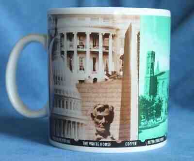 Big Vintage Starbucks Lincoln Memorial WASHINGTON D.C 1999 City Coffee Mug 22 Oz - Sold on eBay Jun, 11th 2019 for $20.00