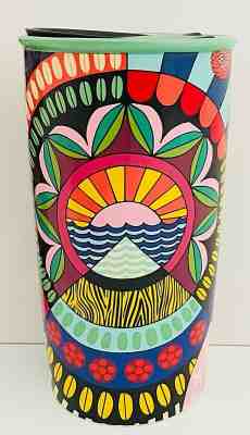 NEW Starbucks JESSIE And KATEY Ceramic Tumbler Traveler Coffee 12oz Mug 2018 - Sold on eBay Jun, 11th 2019 for $39.99