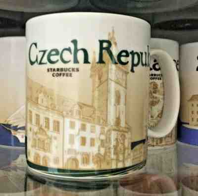 16oz Starbucks Coffee Global Icon Series City Mug Czech Republic WITH SKU - Sold on eBay Jun, 11th 2019 for $54.99