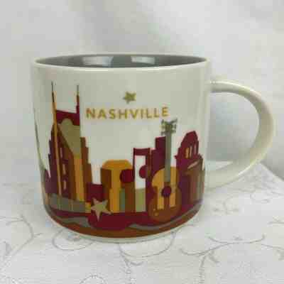 Starbucks Nashville TN You Are Here Mug Coffee Cup Music City New Out of Box - Sold on eBay Jun, 11th 2019 for $16.99