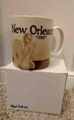 STARBUCKS 16oz NEW ORLEANS Mug from the 2012 Starbucks Global Icon Series NIB - Sold on eBay Jun, 11th 2019 for $37.00