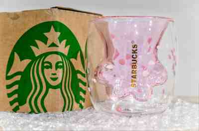 Genuine Starbucks Sakura 6 oz Double Wall Cat Paw Coffee Mug 2019 Edition - Pink - Sold on eBay Jun, 11th 2019 for $21.00