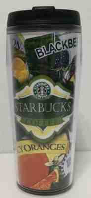 STARBUCKS Barista Mug 2002 Fruit 16oz Travel Coffee Cup - Sold on eBay Jun, 11th 2019 for $15.99
