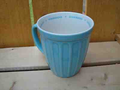 2006 Starbucks Ribbed Fluted Flowerpot Mug 16 oz. Blue - Sold on eBay Jun, 11th 2019 for $18.00