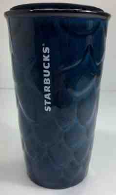 STARBUCKS 2017 ANNIVERSARY BLUE SCALE CERAMIC 10 oz TUMBLER *BRAND NEW* - Sold on eBay Jun, 11th 2019 for $35.00